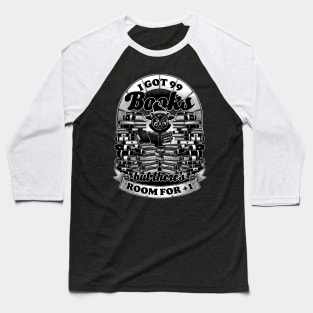 Cat Witch Books - Cute Nerd Gift Baseball T-Shirt